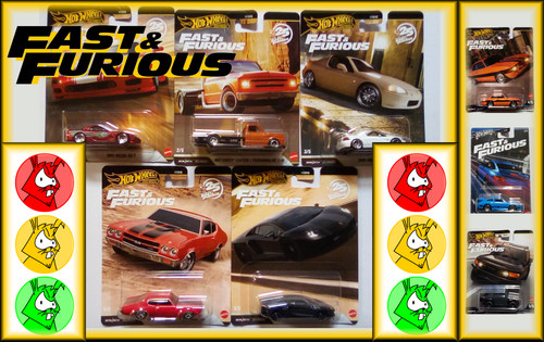 Fast and furious assorted - furious,